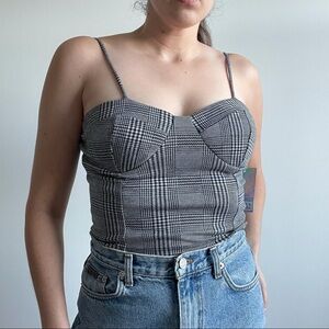 NWT Liz & Sara Bustier Cami Top